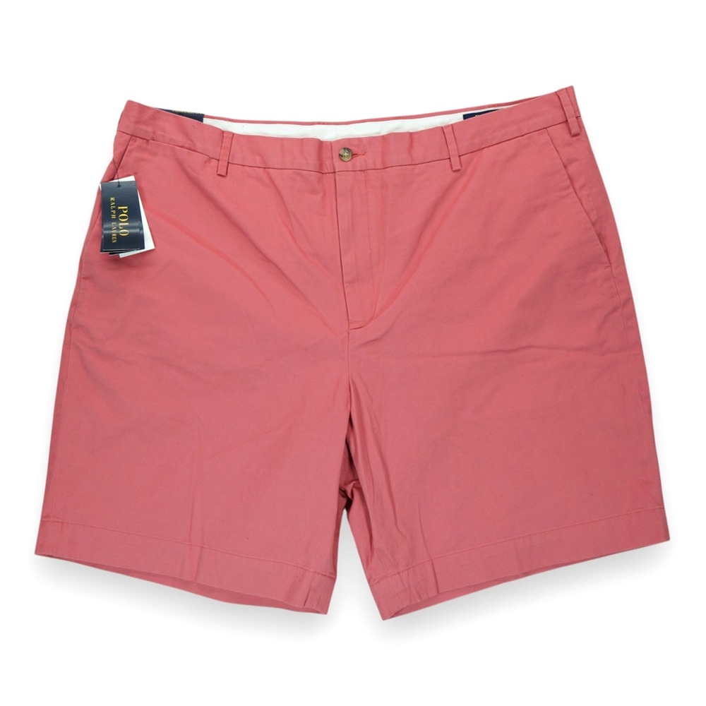 NWT Polo Ralph Lauren Men's Shorts Chino Strech Classic Fit 9 Flat Front Size 42